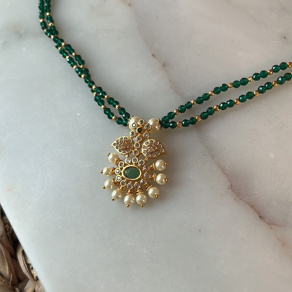 Gram gold Gp Bollywood Necklace - Picture 2 of 4